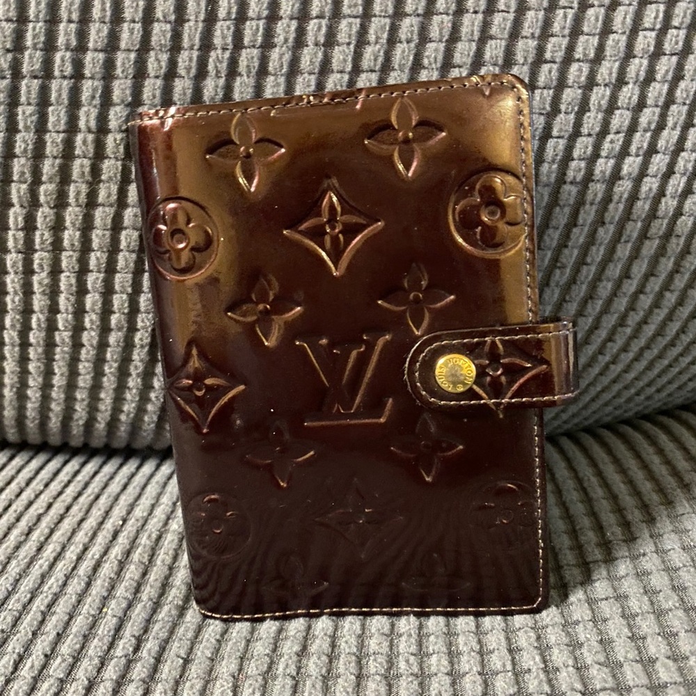 Louis Vuitton Agenda PM amarante  verniz
